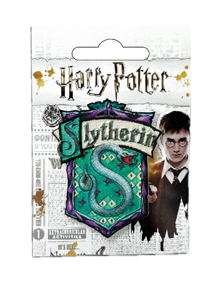 Applikation, Patch, Aufbügler: Harry Potter© Slytherin Wappen