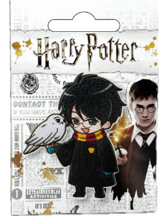 Appliqué, Patch, Iron-on: Harry Potter© met uil Harry Potter 2