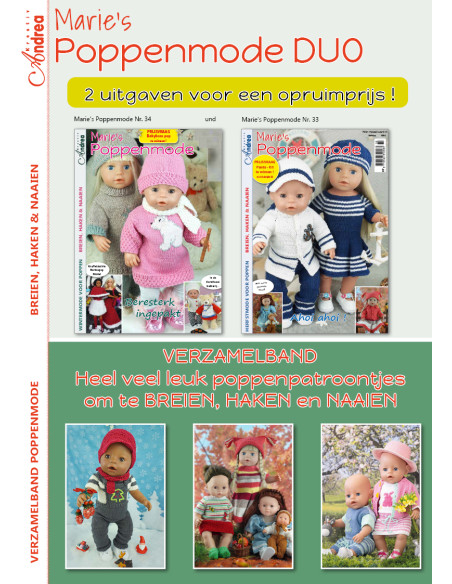 DUO Marie's Puppenmode Nr. 34 + 33