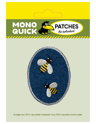 Application,Patch: Jeans patch abeilles