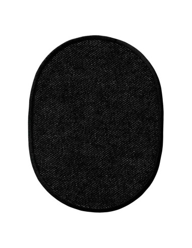Appliques, Patch, Écusson thermocollant: Jeansflick ovale "noir"