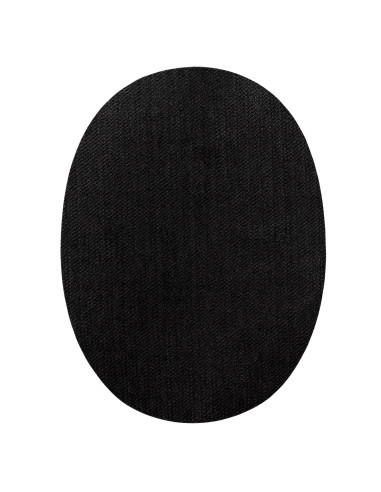 Appliques, Patch, Écusson thermocollant: Patch en tissu Ovale Noir 2 pcs.