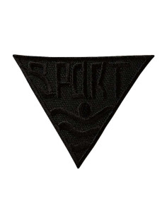 Applikation, Patch, Bügelbild: Dreieck Sport, schwarz