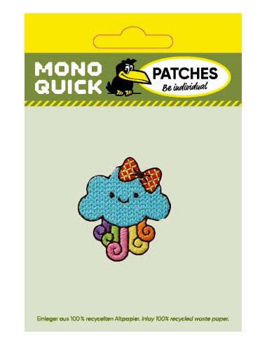 Applicatie, Patch, Strijkapplicatie: Wolk met...