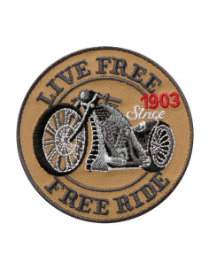 Appliques, Patch, Écusson thermocollant : Live Free -...