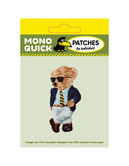 Appliques, Patch, Écusson thermocollant : Ours en costume