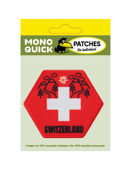 Appliques, Patch, Écusson thermocollant: Nid d'abeille Suisse