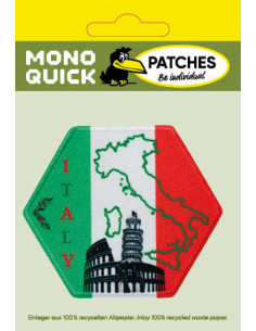 Applikation, Patch, Bügelbild: Wabe Italien 2