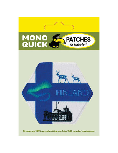 Appliques, Patch, Écusson thermocollant : Nid d'abeille Finlande