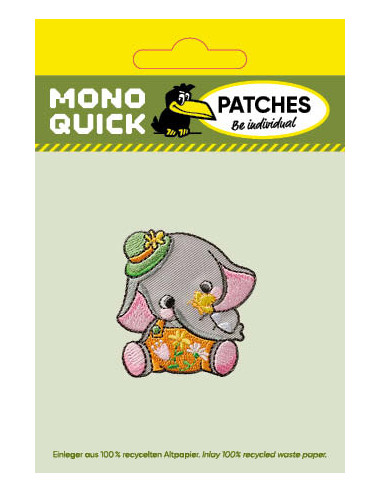 Applicatie, Patch, Strijkapplicatie: Olifant...