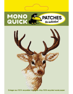 Appliques, Patch, Écusson thermocollant : Tête de cerf 2