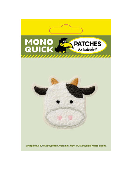 Applicatie, Patch, Strijkapplicatie: Koe pluche