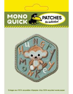Appliqué, Patch, Iron-on: Hungry Monkey 2