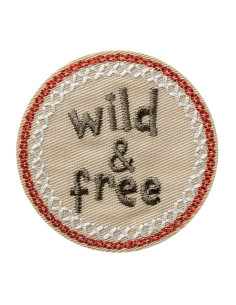 Appliques, Patch, Écusson thermocollant: wild & free