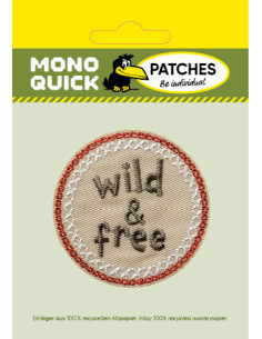 Appliques, Patch, Écusson thermocollant: wild & free 2