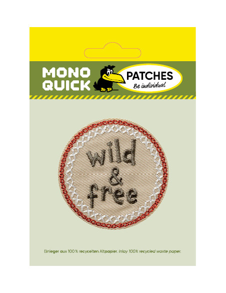Appliques, Patch, Écusson thermocollant: wild & free