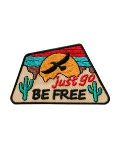 Applicatie, Patch, Strijkapplicatie: Just go be free
