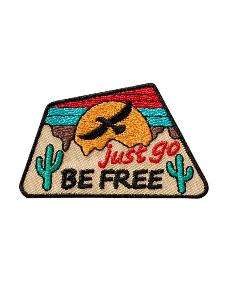 Appliques, Patch, Écusson thermocollant : Just go be free