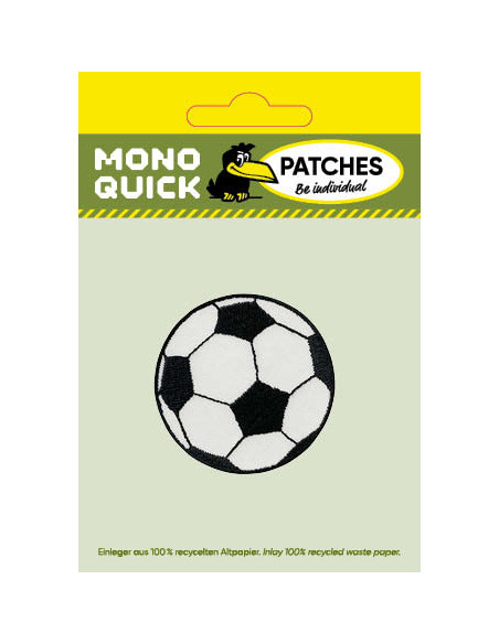 Applikation, Patch, Bügelbild: Recycl-Patch Fussball