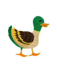 Applikation, Patch, Bügelbild: Recycl-Patch Ente