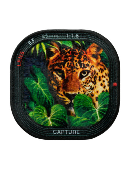 Appliques, Patch, Écusson thermocollant: Patch Recycl Léopard