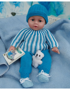 Breiinstructie "Lucas" bedrukt