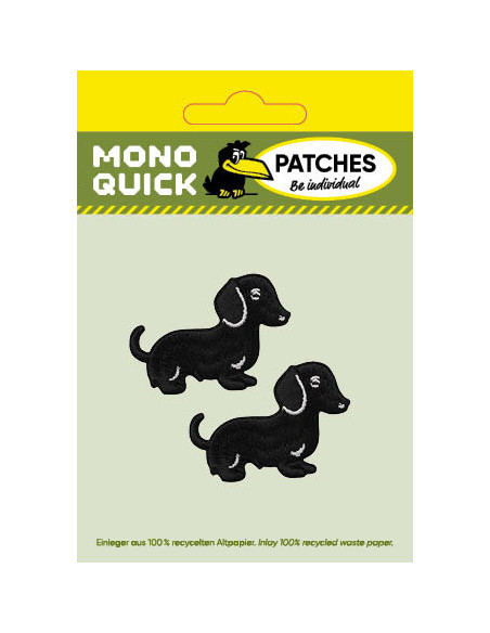 Appliques, Patch, Écusson thermocollant : Set de teckels