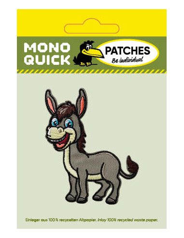 Appliques, Patch, Écusson thermocollant : L'âne