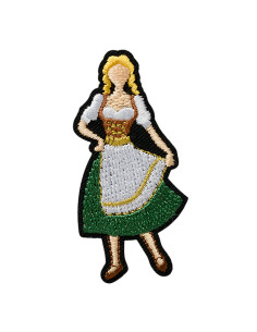Applicatie, Patch, Strijkapplicatie: Vrouw met dirndl