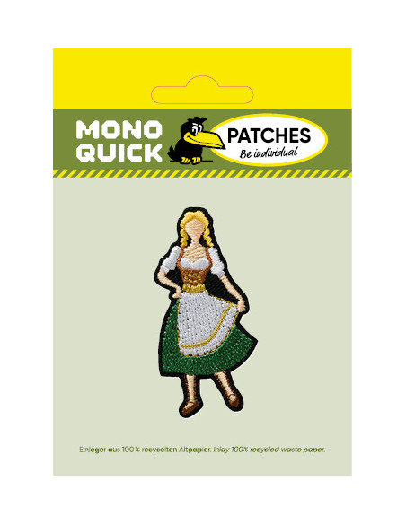 Appliques, Patch, Écusson thermocollant : Femme avec Dirndl