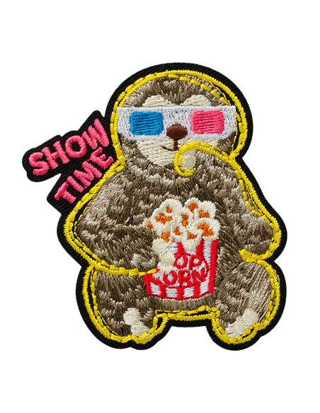 Appliques, Patch, Écusson thermocollant : Paresseux Show Time