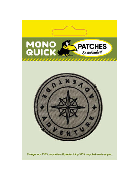 Applicatie, Patch, Strijkapplicatie: Avonturenkompas rund