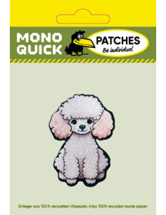 Applikation, Patch, Bügelbild: Hund Pudel 2