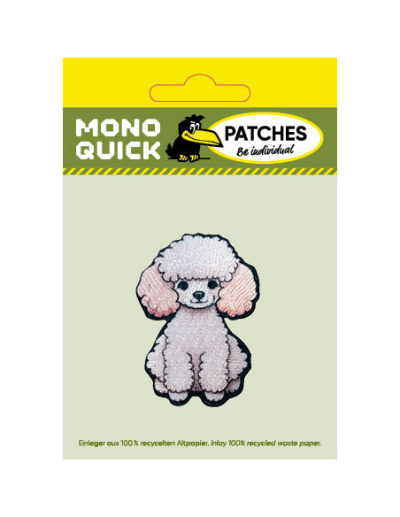 Appliques, Patch, Écusson thermocollant : Chien caniche