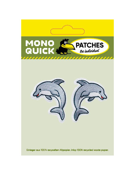 Appliques, Patch, Écusson thermocollant : Set de dauphins