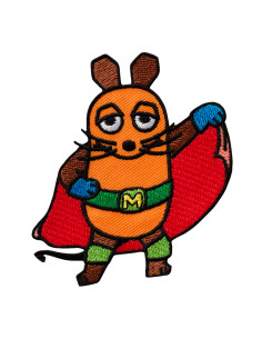 Appliqué, Patch, Iron-on: De muis© Superheld