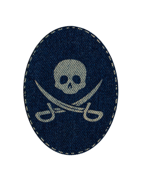 Application, Patch, Repassant : Jeansflick Pirat Inh. 2 pcs.
