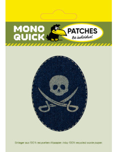 Application, Patch, Repassant : Jeansflick Pirat Inh. 2 pcs. 2