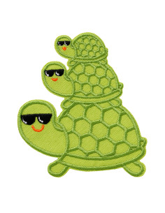 Applikation, Patch, Bügelbild: Schildkröten