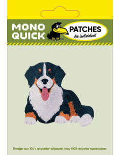 Applikation, Patch, Bügelbild: Hund Berner 2
