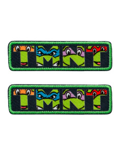 Applikation, Patch, Aufbügler: TMNT© Logo Set