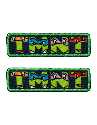 Applikation, Patch, Aufbügler: TMNT© Logo Set