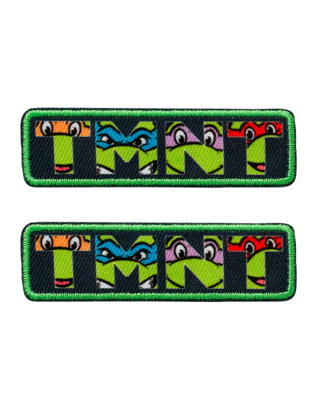 Appliqué, Patch, Iron-on: TMNT© Logo Set