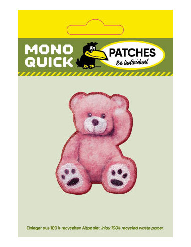 Applikation, Patch, Bügelbild: Bär