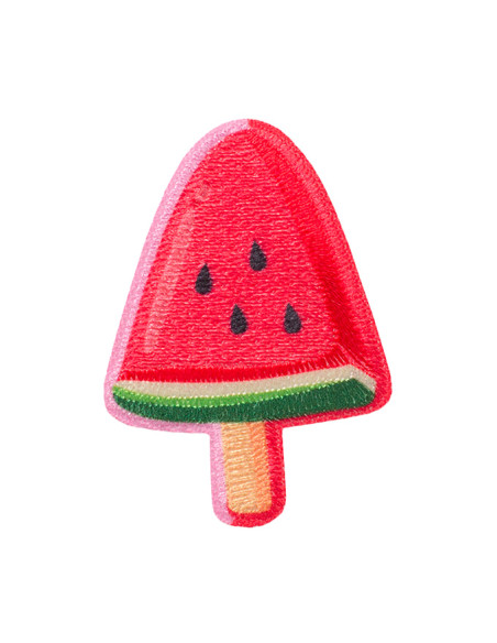 Applikation, Patch, Bügelbild: Wassermelone Eis