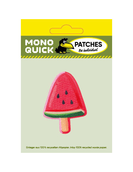 Applikation, Patch, Bügelbild: Wassermelone Eis