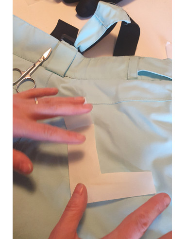 Rapiécer, Patch : Patchs adhésifs transparents