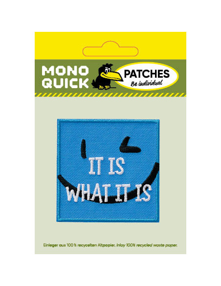 Applicatie, Patch, Strijkapplicatie: It is what it is