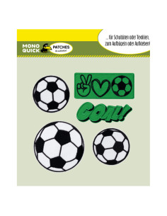 Applikation, Patch, Bügelbild: Fußball Set Groß... 2