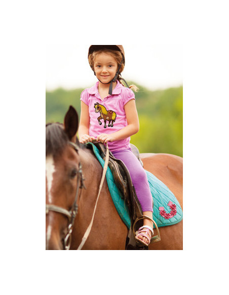 Appliques, Patch, Écusson thermocollant : Kit cheval motif sac d'école